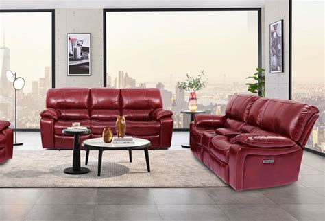 Top Grain Leather Reclining Sofa Sets | Cabinets Matttroy