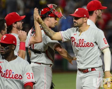 Photo: Phillies Nick Castellanos Celebrates Win in Pittsburgh - PIT2022072916 - UPI.com