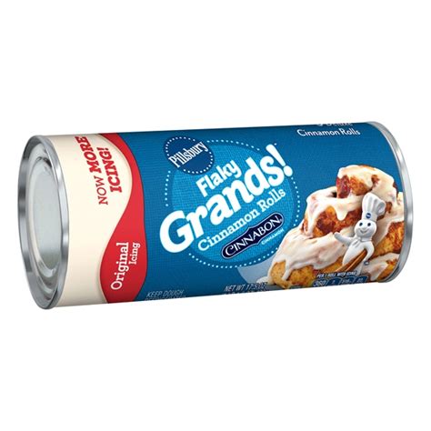 Pillsbury Grands! Flaky Cinnamon Rolls with Cinnabon Original Icing ...