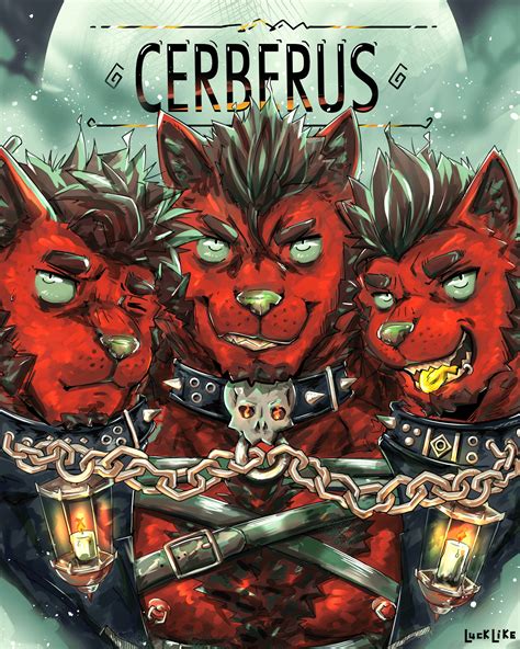 Cerberus fanart | furry fanart | Drawing by me | @Luck_Like_ on twitter : r/HadesTheGame