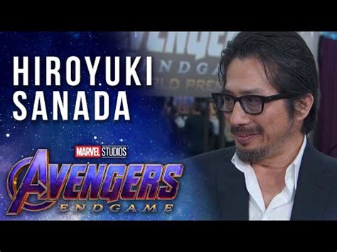 Hiroyuki Sanada joins the MCU LIVE from the Avengers: Endgame Premiere ...