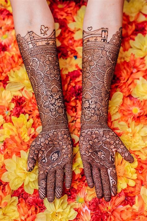 Lilly& Harsh - A Colorful Mehndi Ceremony in 2020 | Mehndi, Mehndi ceremony, Bridal mehndi designs