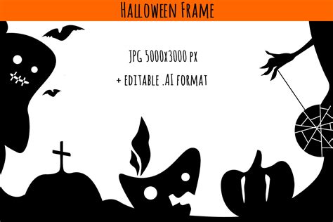 Halloween frame in vector format. High-res JPG image By JaneFoxikArt ...