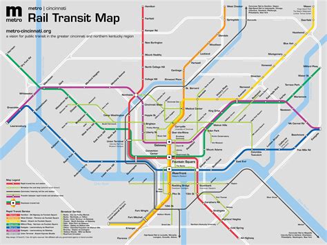 metro | cincinnati : Routes and Maps | Transit map, Cincinnati map, Map