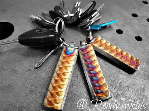 Stainless Steel key chains Cool Welding Projects, Welding Crafts, Metal Art Projects, Welding ...