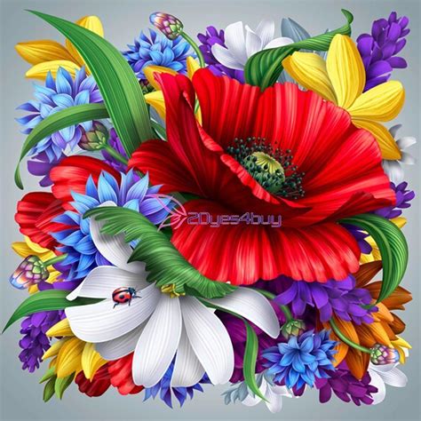 Diy 5D Diamond Embroidery Painting Beauty Flower Crafts Cross Stitch Home Decor | Cross ...