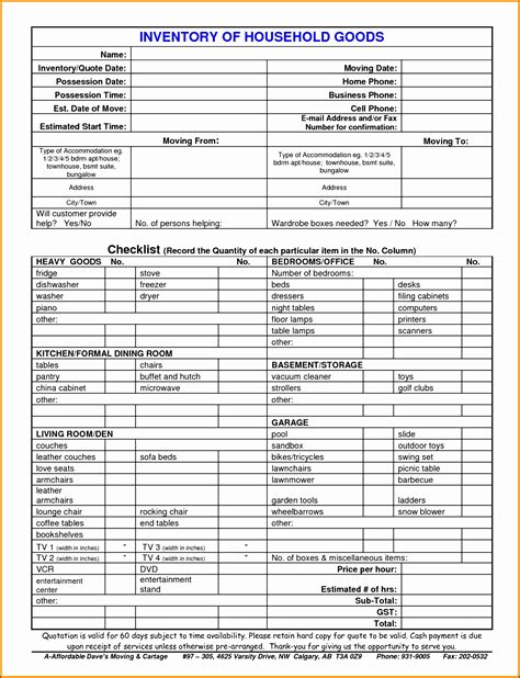 6+ Packing Checklist Template - SampleTemplatess - SampleTemplatess