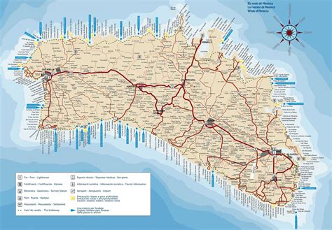 Menorca Map Of Island