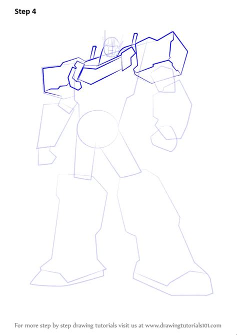 How to Draw Optimus Prime from Transformers (Transformers) Step by Step ...