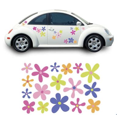 car stiker: Flower Car Stickers-The Best Car Sticker Inspirate