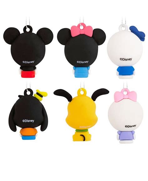 Hallmark Mini Disney Mickey Mouse and Friends Ornaments, Set of 6 - Macy's