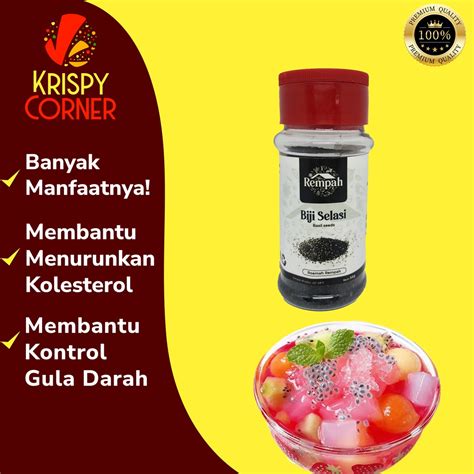 Jual Biji Selasih Selasi Basil Seed Kering Untuk Minuman Diet Biji Bijian untuk kolase | Shopee ...