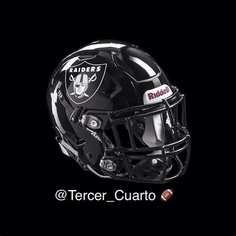 #oakland #raiders #helmet #riddell | Raiders, Futbol americano, Nfl