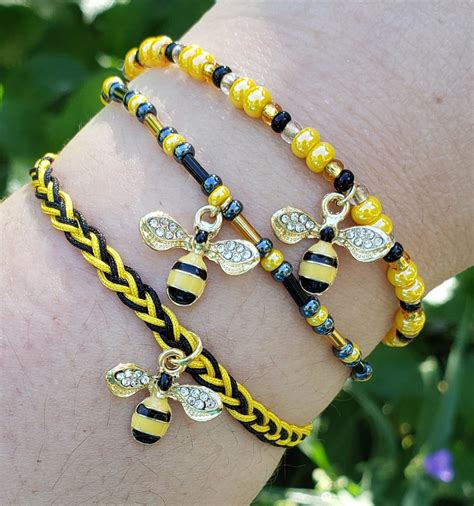 Bee Bracelet, Honey Bee Jewelry, Bee Bracelets for Women, Bee Lover ...