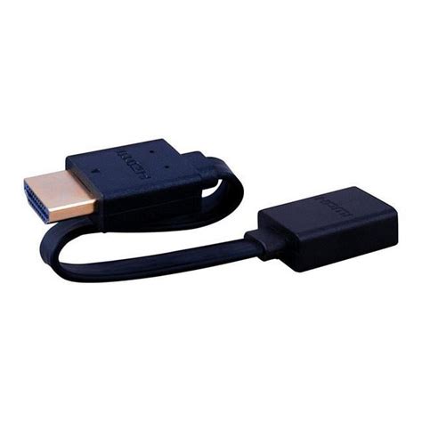 Monster 141084-00 HDMI Cable Adapter, Black, 1ft - Walmart.com