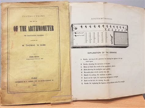 Instructions for the use of the arithmometer or calculating machine ...