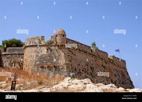 Venetian Fortezza, fortress, castle, Rethymnon, Rethymno, Crete, Greece, Europe Stock Photo - Alamy