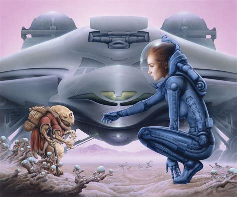 Jim Burns (b.1948) — The Wanderers (1080×900) | Science fiction artwork ...