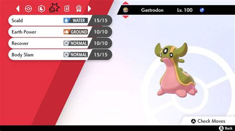 Pokemon Sword and Shield Shiny Gastrodon 6IV-EV Trained – Pokemon4Ever