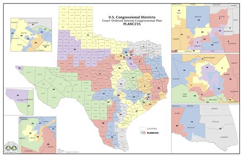 Texas Us Representative District Map | Printable Maps