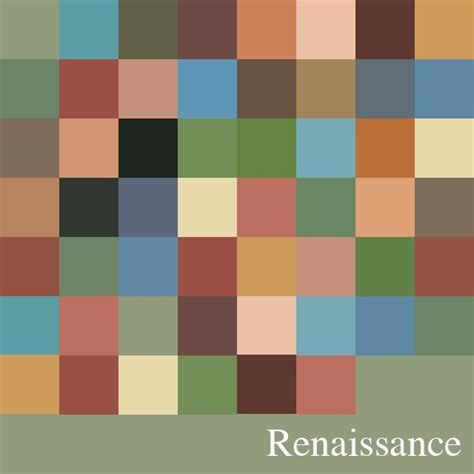 Typical Renaissance color scheme | Color palette challenge, Renaissance ...