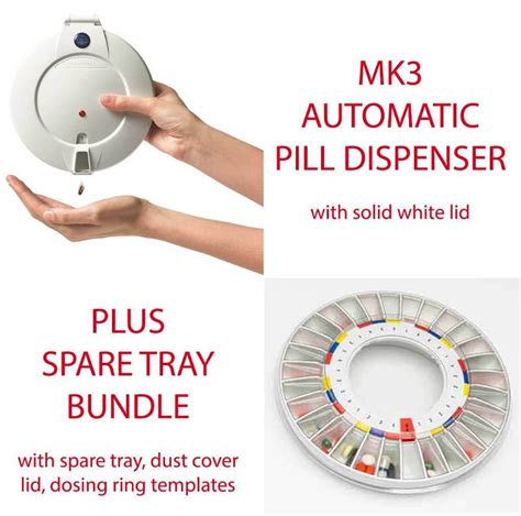 TabTimer Carousel Pill Dispenser with Extra Tray - Ansteys Healthcare