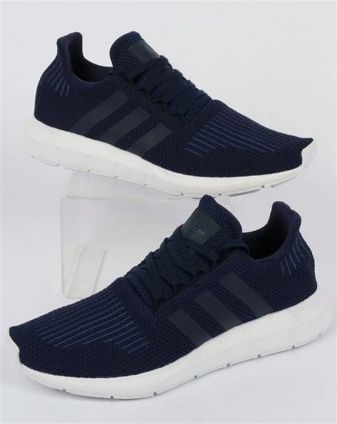 Adidas Swift Run Trainers Navy blue,white,shoes,running,prime knit,runners