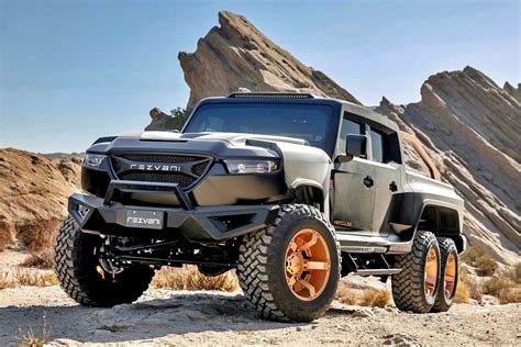 Rezvani Hercules 6X6 – «бог всех пикапов» с защитой от атомного взрыва ...