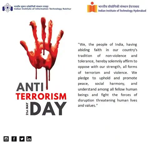 Anti Terrorism Day 2021 | IIIT Raichur