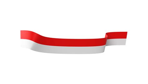 indonesia flag banner ribbon 13742369 PNG