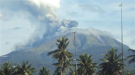 Mount Bulusan in Sorsogon erupts again