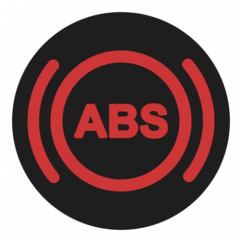 Abs, anti, block, brake, dashboard, safety, system icon - Download on Iconfinder