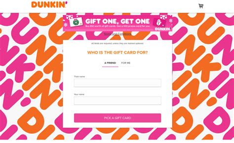 [Dead] $80 in Dunkin' gift cards for $50