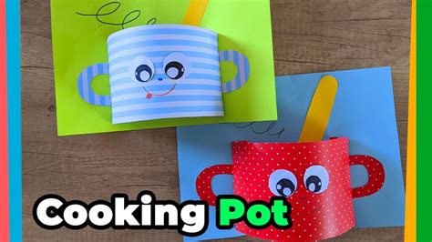 Cooking Pot! Simple paper DIY Craft - YouTube