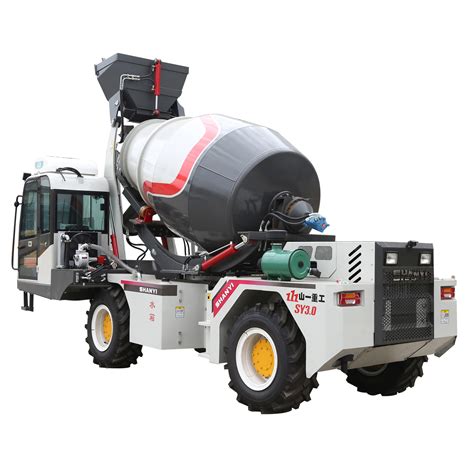 China 6500L Self Loading Concrete Mixer with ± 360° Rotating Drum ...