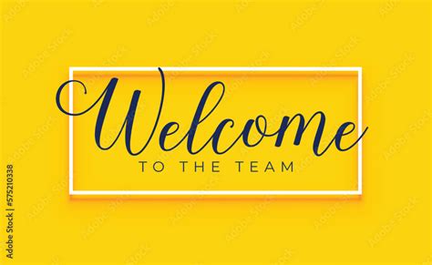 creative welcome to the team banner for corporate hiring Stock Vector ...