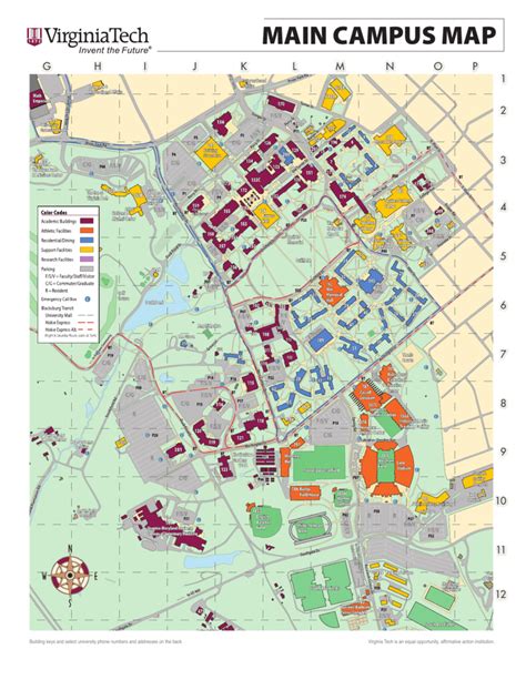 Virginia Tech Map Of Dorms | Virginia Map