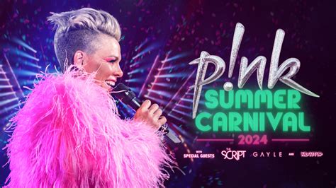 P!nk Tickets For 2024 UK Summer Carnival Tour On Sale 10am Today ...