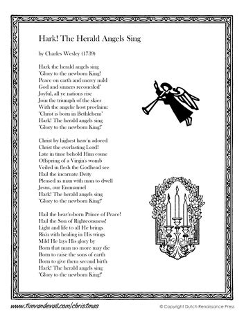 Hark the Herald Angels Sing Lyrics | Christmas Lyrics