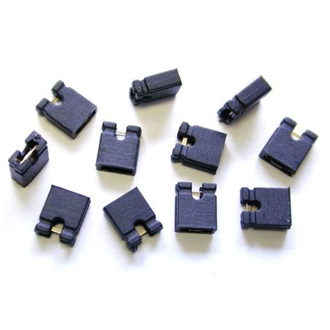 2.54mm Computer Jumper Caps - 100 Pack | Parts & Accessories | StarTech.com