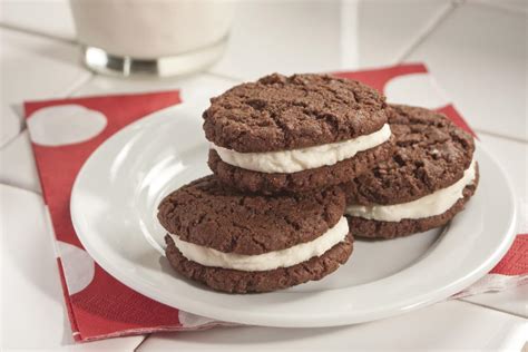 Homemade Chocolate Sandwich Cookies | MrFood.com