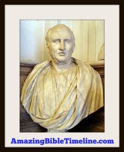 Cicero Birth Life and Death 106 BC to 43 BC – Amazing Bible Timeline with World History