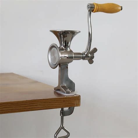 Full stainless steel Hand Operated Nut Grinder and Spice Grinder Mill Manual Poppy Mill Grain ...