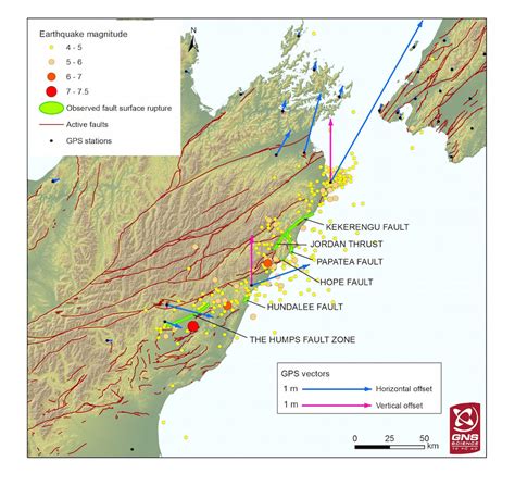 New map reveals that six faults ruptured during the New Zealand earthquake - Strange Sounds