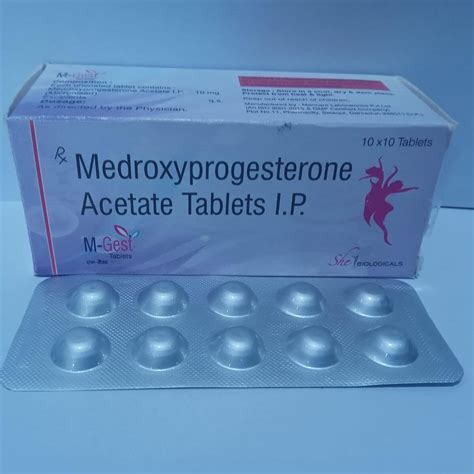 M-GEST (Medroxyprogesterone Acetate 10mg) Remedial Healthcare