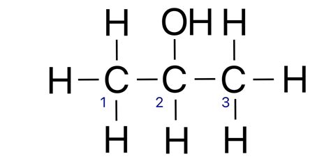 What is the structural formula of $\ce{C3H7OH}$? | Quizlet