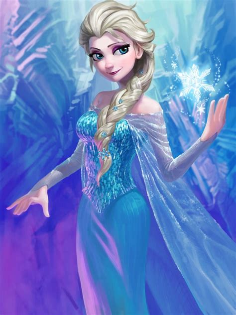 Elsa Fanart (source unknown) : r/Frozen