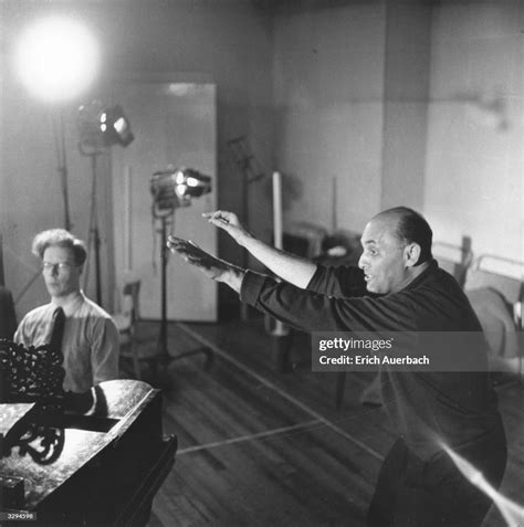 Hungarian-born British conductor Sir Georg Solti during a rehearsal... News Photo - Getty Images