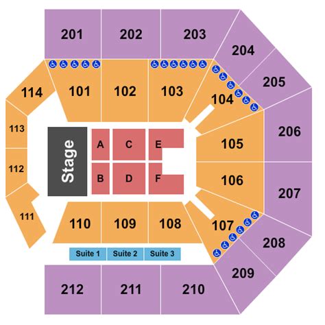 College Park Center Seating Chart & Maps - Arlington