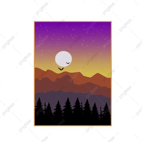 Wall Art PNG Transparent, Wall Art Sunset, Sunset, Wall Art, Vintage ...